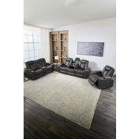 More4Homes Ashton Electric Recliner 1+2+3 Seater Sofa Set Technology Fabric With Speakers & Usb-C Charging in Grey