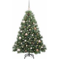 Berkfield Home Realistic Artificial Christmas Tree with 150 LEDs Green 150 cm PE