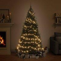 Berkfield Home Beautiful 61 Piece Christmas Ball Set with Peak & 150 LEDs Rose Gold