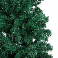 Berkfield Home Beautiful Artificial Pre-lit Christmas Tree with Ball Set Green 1