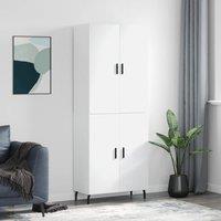 Berkfield Home Highboard White 69.5x34x180 cm Engineered Wood