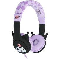 OTL Kuromi Moulded Ears Kids Wired Headphones in Purple