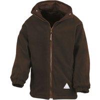 Result Reversible Storm Stuff Anti Pilling Fleece Waterproof Jacket in Brown | Size: 3-4 Years