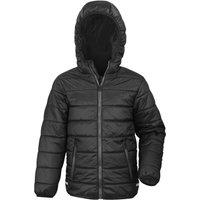 Result Core Padded Jacket in Black | Size: 7-8 Years
