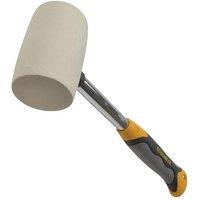 Roughneck Non Marking White Rubber Mallet 454G (16Oz) in Beige