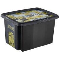 Keeeper Minions Turning Stacking Box 30 Litre - Black