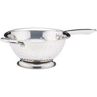 KitchenCraft Stainless Steel 24cm Long Handled Colander in Silver