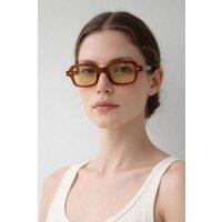 SVNX Bold Square Sunglasses in Brown