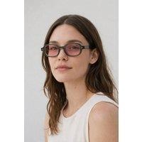SVNX Retro Rounded Square Sunglasses in Green