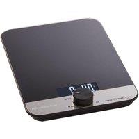 KitchenAid Digital Glass Top Kitchen Scale, 5000g Dry / 5000ml Liquid Capacity in Black