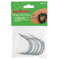 Ambassador Tool Hooks (Pack of 6) in Silver