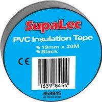 SupaLec PVC Insulation Tape (Pack of 10) in Black