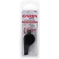 Carta Sport Vision Plastic Sports Whistle in Black | Size: Large