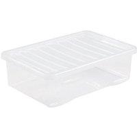 Wham Crystal 32L Storage Box in Clear
