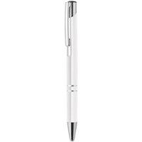 MidOcean Bern Push Button Ballpoint Pen in White