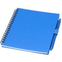 Floso Niove Soft Cover Plastic Notebook & Pen Set in Blue