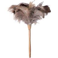 Groundsman Bamboo Ostrich Feather Duster in Brown