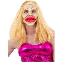 Smiffys Botched Surgery Latex Mask in Beige