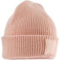 Beechfield Tonal Patch Beanie in Peach