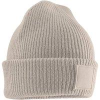 Beechfield Tonal Patch Beanie in Natural