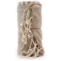 KDMD Indian Handcrafted Cotton Pareo Towel - 100x180cm, Warm Sand in Light Sand | Size: 100x180 cm
