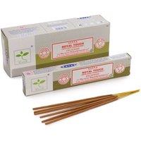 KDMD Satya Incense Royal Touch White Sage - Purifying Aromatherapy in Brown