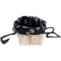 KDMD Natural Jute Gift Bag with Cotton Lining - Small in Brown