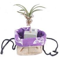 KDMD Natural Jute Gift Bag with Cotton Lining - Small