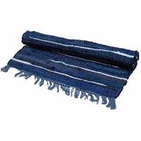 KDMD Premium Charcoal Blue Rag Rug 50x90cm for Kitchen & Home Decor | Size: Medium