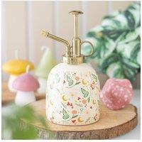 KDMD Fairy Folklore Print Ceramic Plant Mister in Cream
