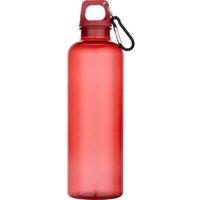 Floso Oregon Plastic Carabiner Clip 750ml Water Bottle in Red