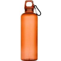 Floso Oregon Plastic Carabiner Clip 750ml Water Bottle in Orange