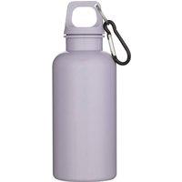 Floso Oregon Solid Plastic Carabiner Clip 400ml Water Bottle in Lilac