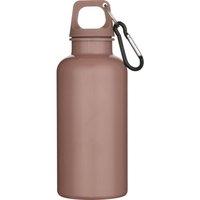 Floso Oregon Solid Plastic Carabiner Clip 400ml Water Bottle in Dusty Pink