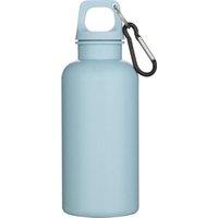Floso Oregon Solid Plastic Carabiner Clip 400ml Water Bottle in Duck Egg Blue
