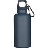 Floso Oregon Solid Plastic Carabiner Clip 400ml Water Bottle in Blue