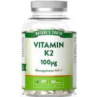 Nature's Truth Vitamin K2 100mcg - 60 Tablets in Clear | Size: Pack of 60