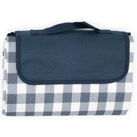 Nordara Blue Picnic Blanket 200cm Extra Large Waterproof Mat Camping Beach Rug