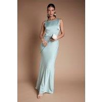 Coast Women's Lace Twist Back Bridesmaid Maxi Dress in Sage | Size: 14