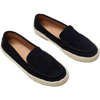 Women's Lightweight Casual Slip-on Loafers in Black | Size: 5.5