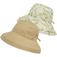 Sunday Afternoons Women's 'Natural Blend' Lightweight Reversible UPF 50+ Kettle Hat in Beige | Size: Medium/Large