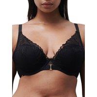 Chantelle Women's Legend Plunge T-Shirt Bra in Black | Size: 34A