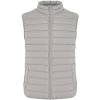 New Morning Studios Women's Lightweight Puffer Gilet in Grey | Size: Large