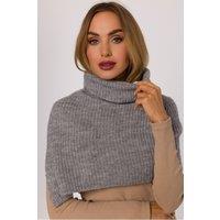 Love Lace Women's Soft Infinity Scarf with High Collar & Warm Comfort Fit Everyday in Grey