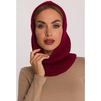 Love Lace Women's Balaclava Hat Warm Fleece Ski Winter Face Cover Neck Hood in Burgundy