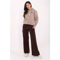 Love Lace Women's Everyday Cotton Polyester Sweatpants Trousers Style 218244 in Brown | Size: Large/XL