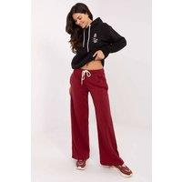 Love Lace Women's Cotton Polyester Casual Drawstring Sweatpants in Red | Size: S/M