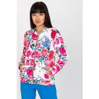 Love Lace Women's Long Sleeve Zip Sweatshirt with Side Pockets in Pink | Size: S/M