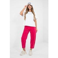 Love Lace Women's Classic Oversized Cotton Blouse in White | Size: Large/XL