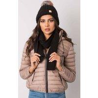 Love Lace Women's Winter Hat & Scarf Set Keep Cozy for Cold Weather Days Everywhere in Black